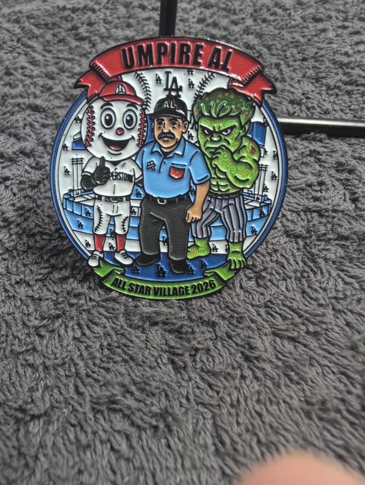 Umpire Alabama  All Star Village 2026 Baseball Pin Limited Edition Cooperstown