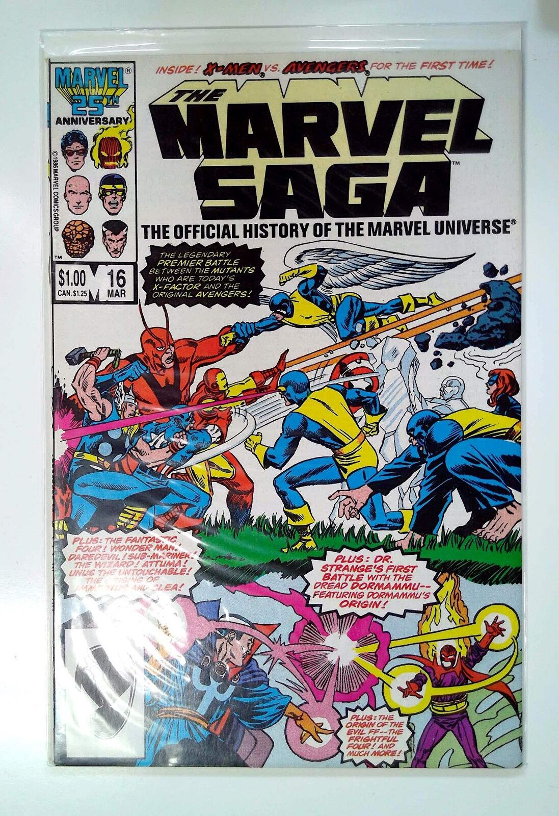 Marvel Saga Official History Marvel Universe #16 Marvel 1987 Comic