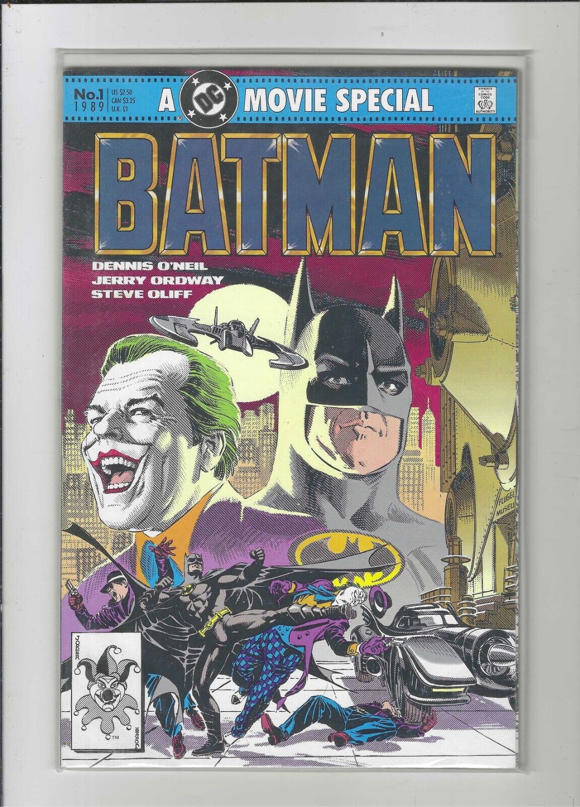 Batman The Movie Official Comic Adaptation DC Comics 1989 NM High Grade