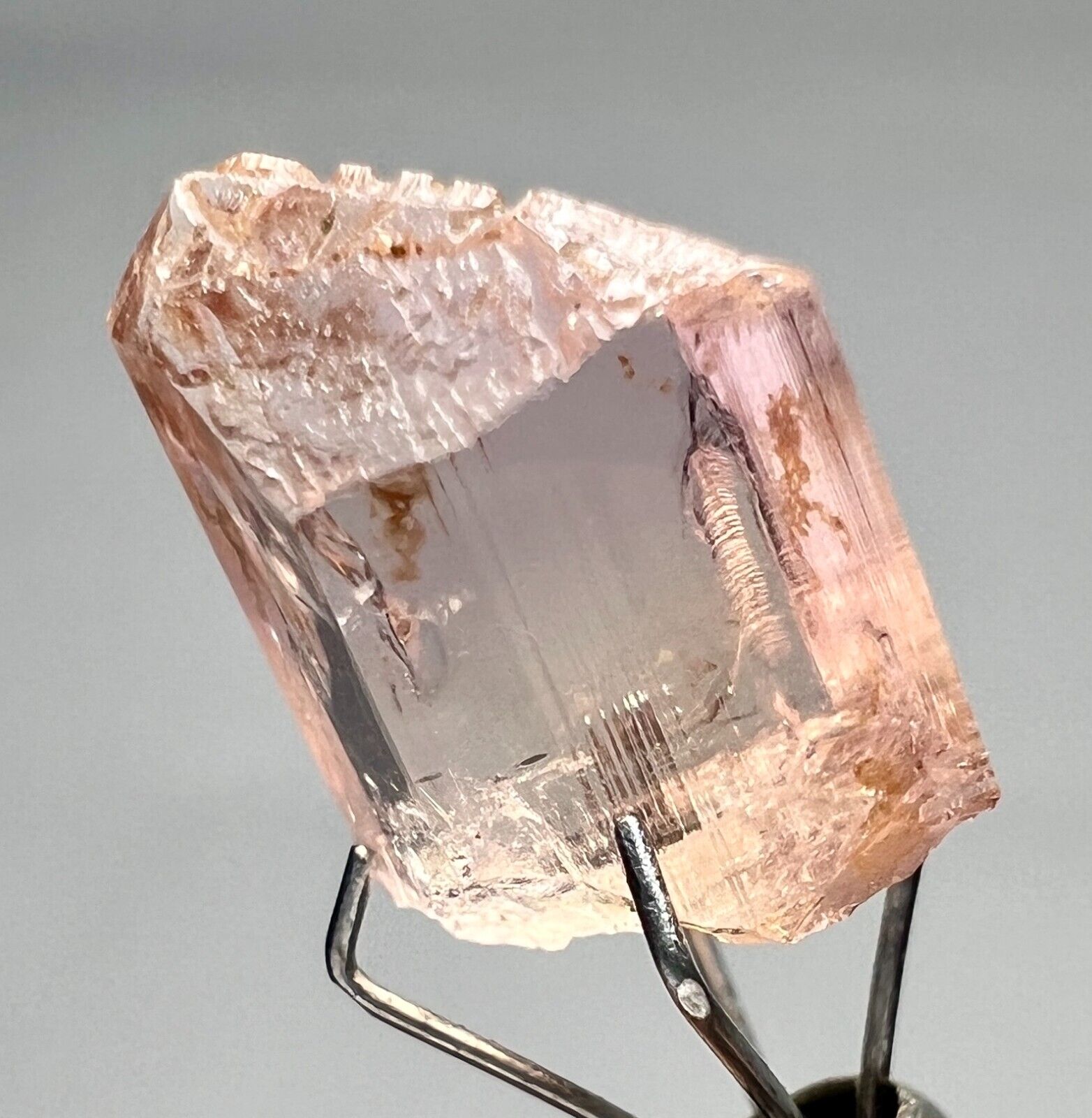 Amazing Transparent Pink Imperial Topaz Crystal From Katlang @PAK. 7.5