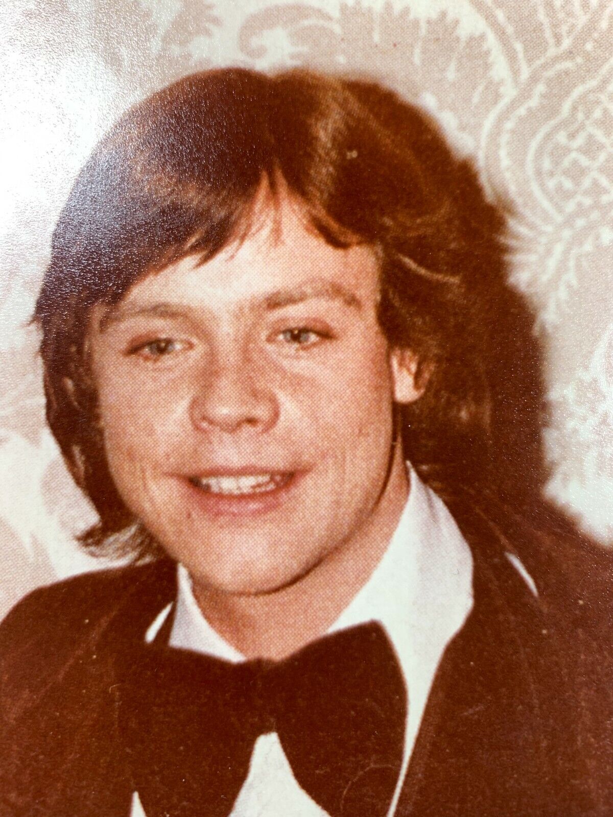AhD) Photograph Mark Hamill Vintage Luke Skywalker Star Wars Tuxedo Big Tie