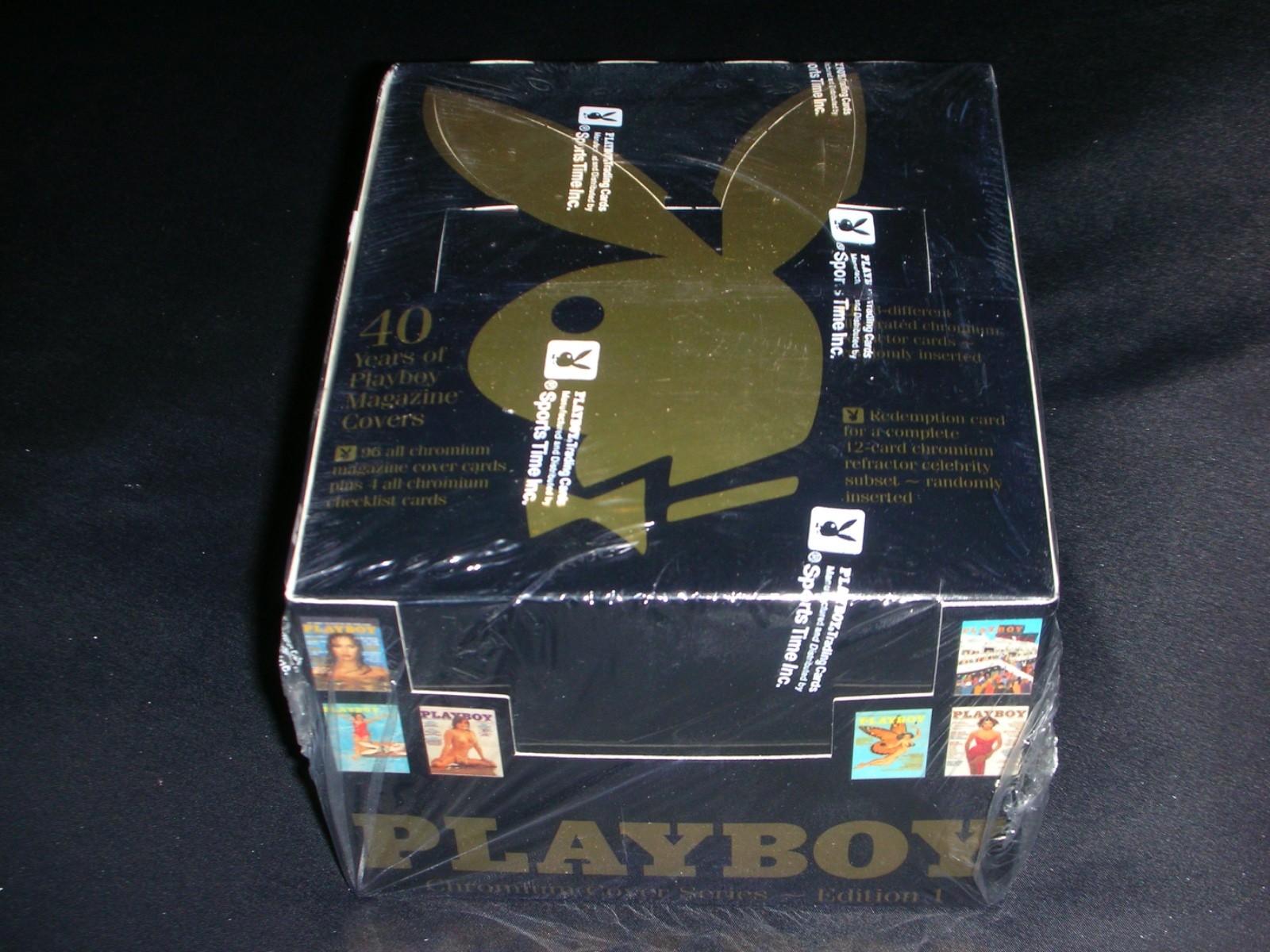 Playboy Chromium Covers 1 Factory Sealed Box, Trump Cover Card Playboy Chromium Covers 1 Factory Sealed Box, Trump Cover Card