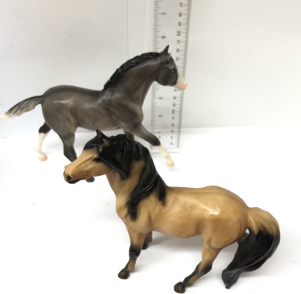 2 Breyer Horses One Marked Reeves Other Molding