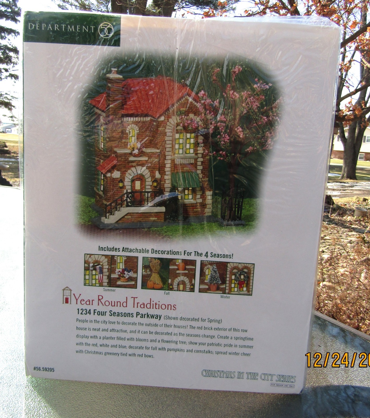 2003 Department 56 Christmas In The City #56.59205 1234 FOUR SEASONS PARKWAY New