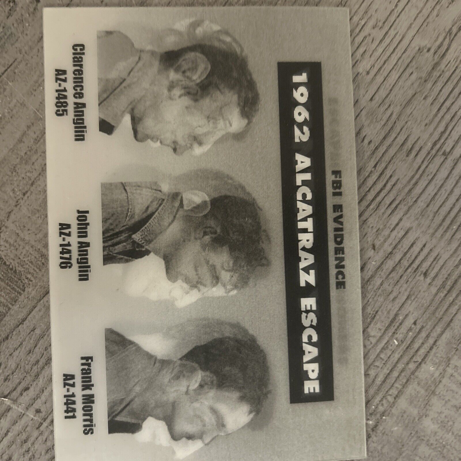 Wanted by FBI Alcatraz postcard