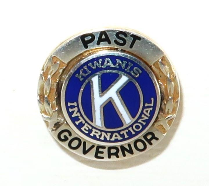 Kiwanis International Past Governor 14K Gold Lapel Screw Back Pin