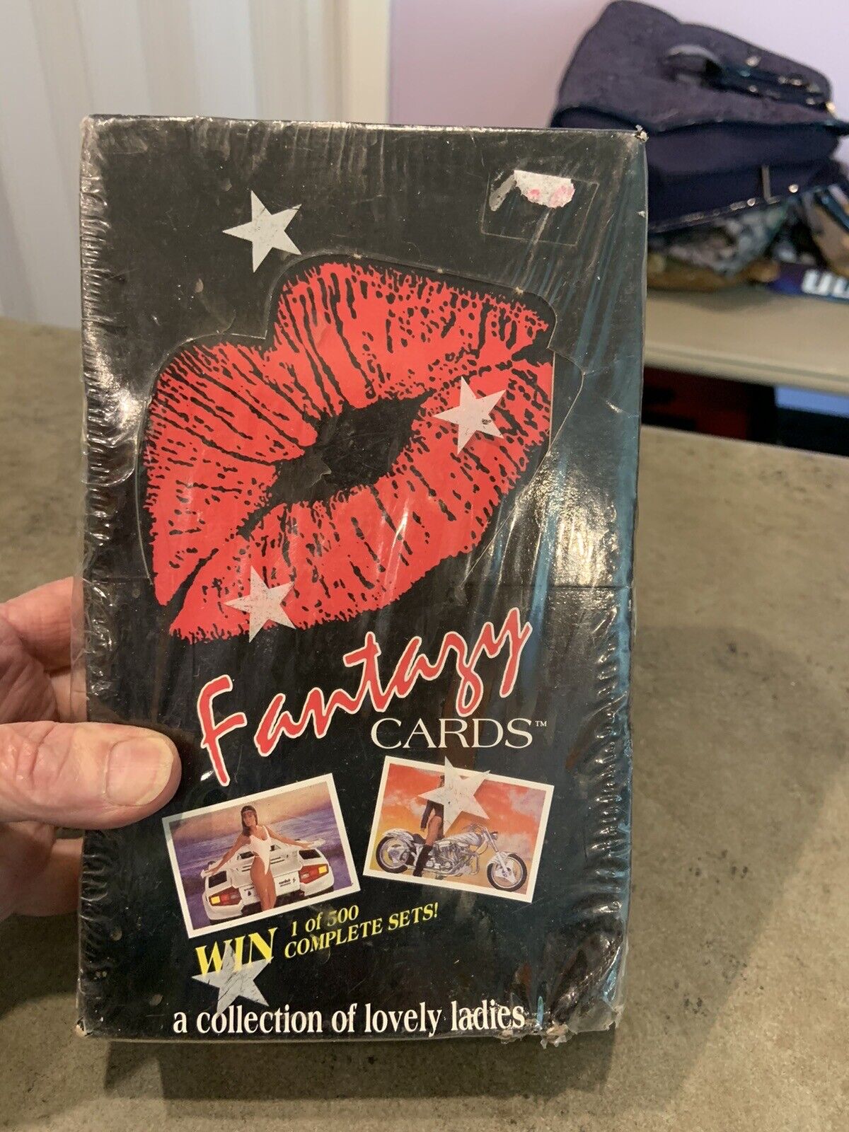 Fantazy Factory Sealed Trading Card Box Calfun 1992 Hot Ladies Sports Cars
