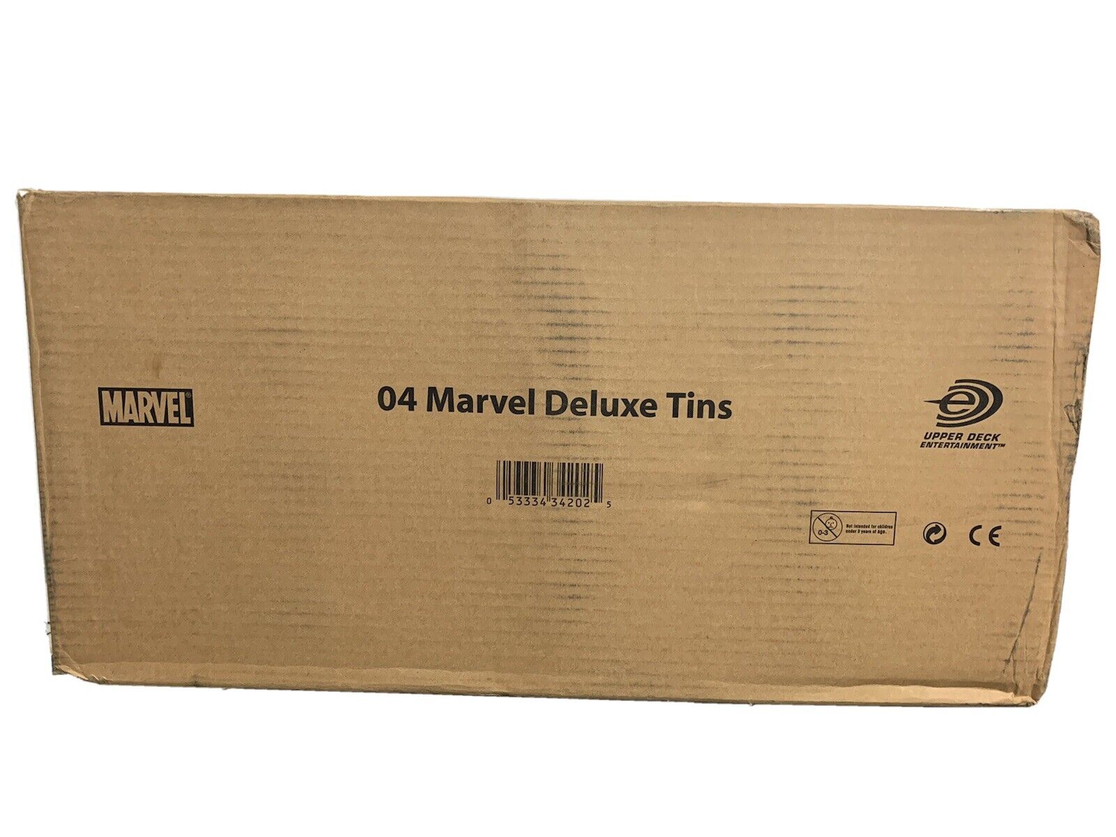 2004 MARVEL TRADING CARD GAME DELUXE COLLECTOR TINS AND GAME CARDS Case Of 12