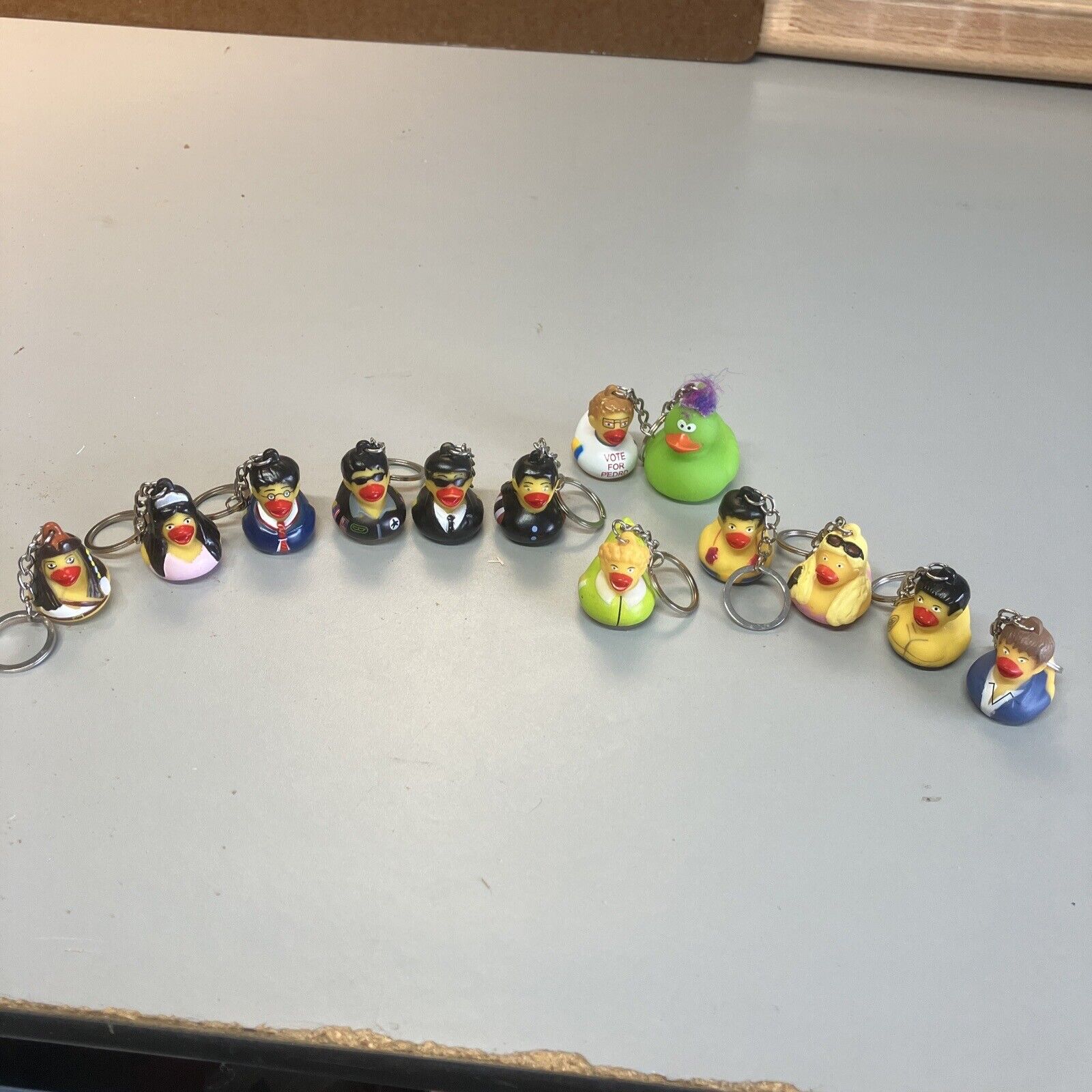 Vintage 13 Duck Keychains All Different Kinds