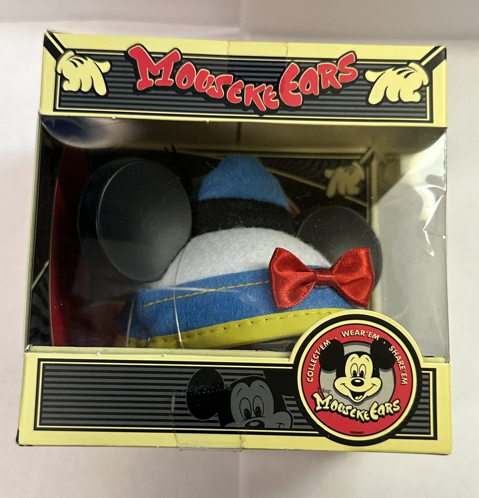 Vintage Disney Mouseke Ears Mini Ear Hat Donald Duck Collectible