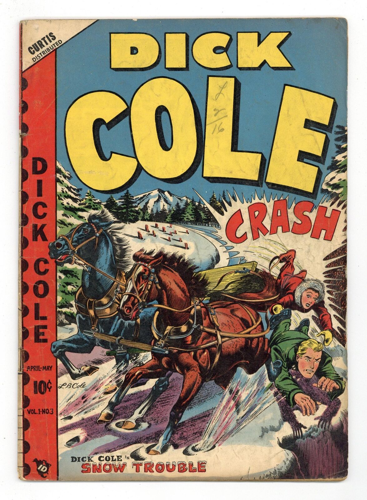 Dick Cole #3 GD- 1.8 1949