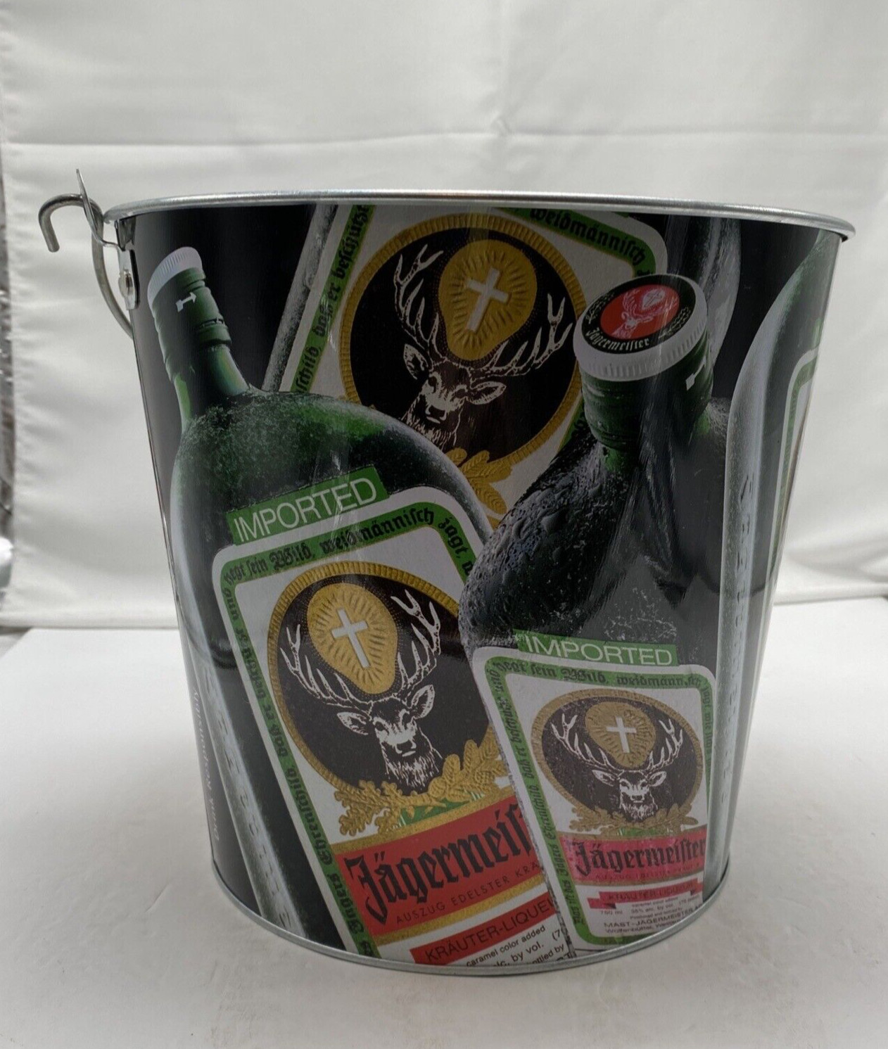Jagermeister Ice Cold Shots 5 Quart Metal Ice Bucket Liquor