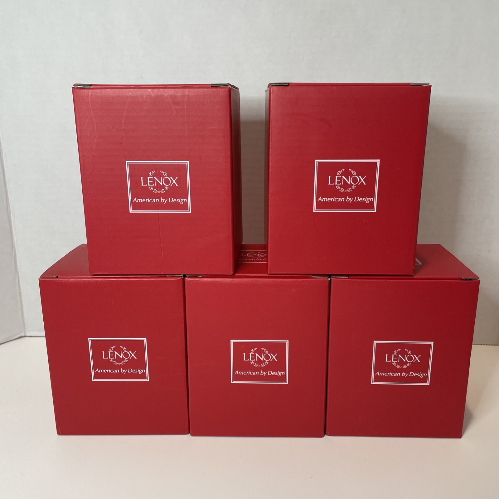 Lenox Very Merry Christmas Porcelain Set of 5 Ornaments New In Boxes Lenox Very Merry Christmas Porcelain Set of 5 Ornaments New In Boxes