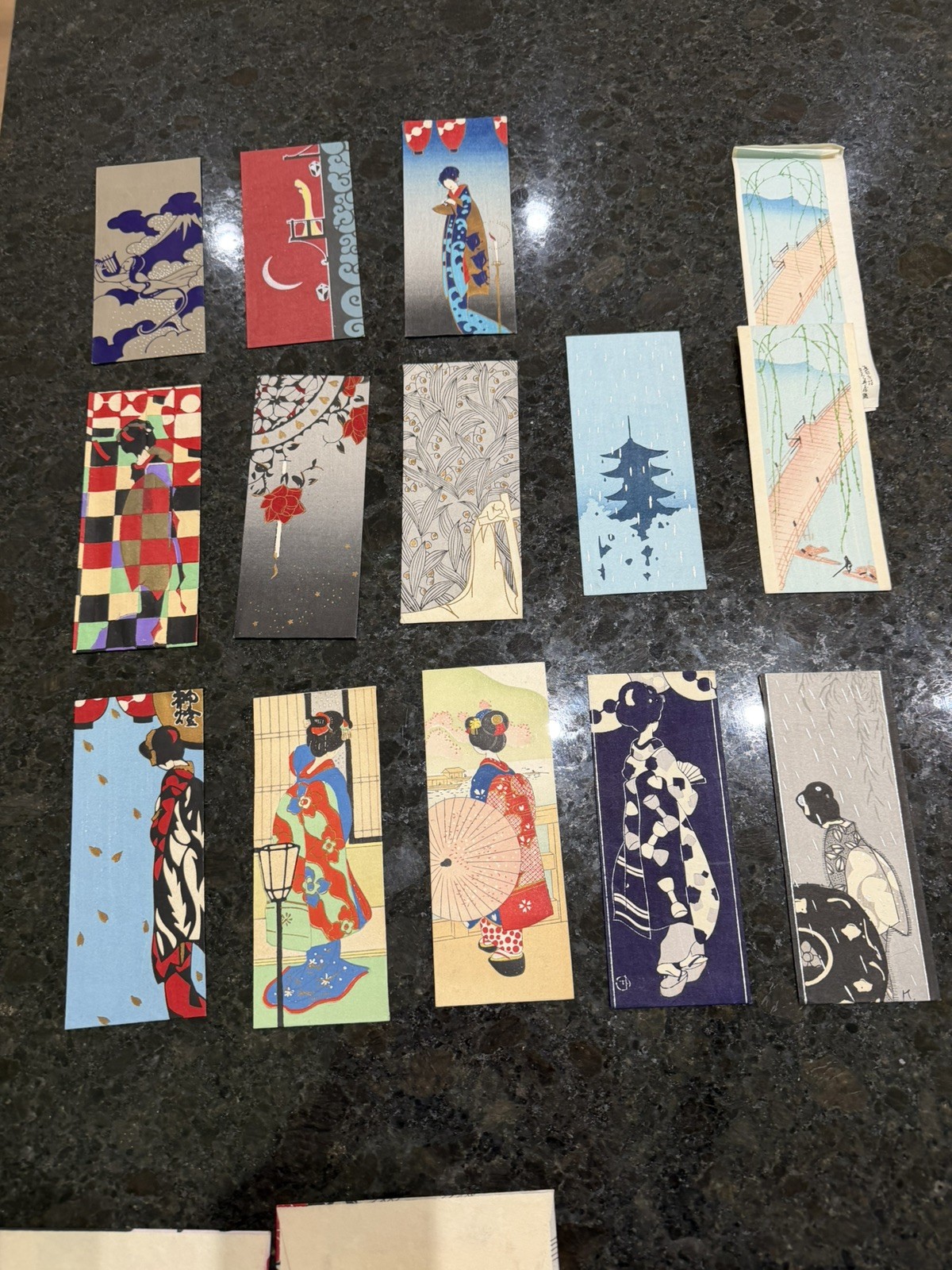 Vintage lot of Japanese cards, envelopes, bookmarks and more Vintage lot of Japanese cards, envelopes, bookmarks and more