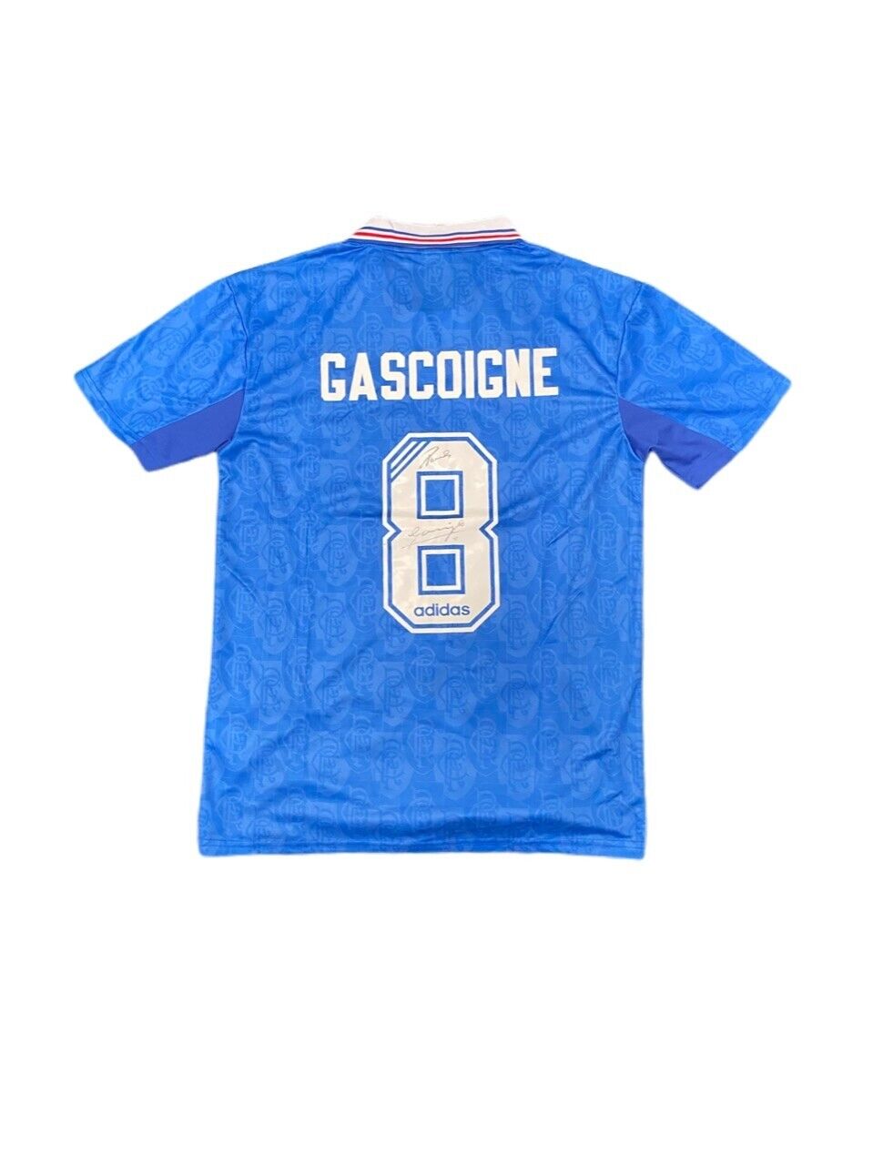 Paul Gascoigne Signed Rangers Football Shirt 1996/1997 Number 8