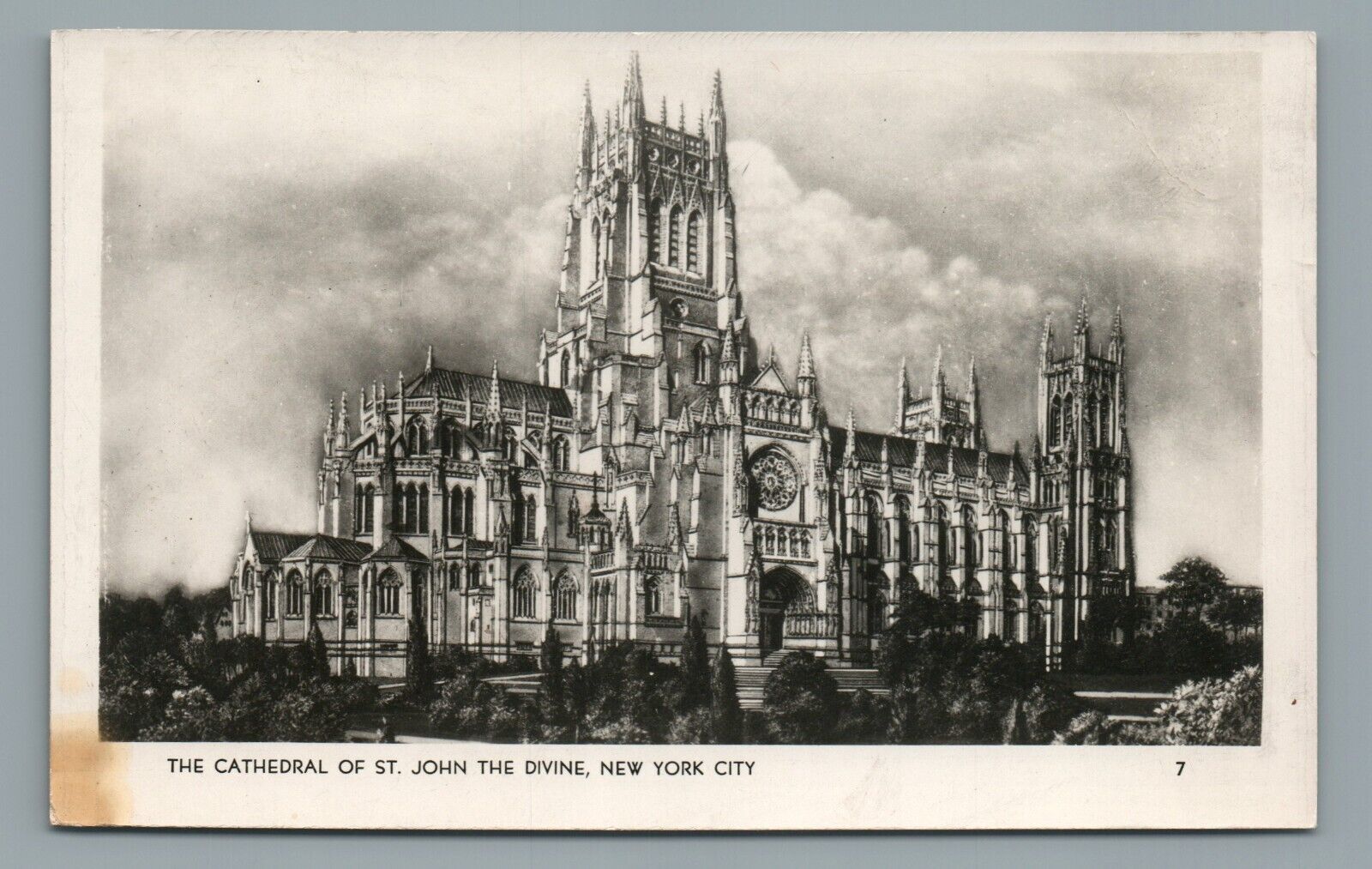 The Cathedral Of St John The Divine New York City Mainzer Divided Back Postcard