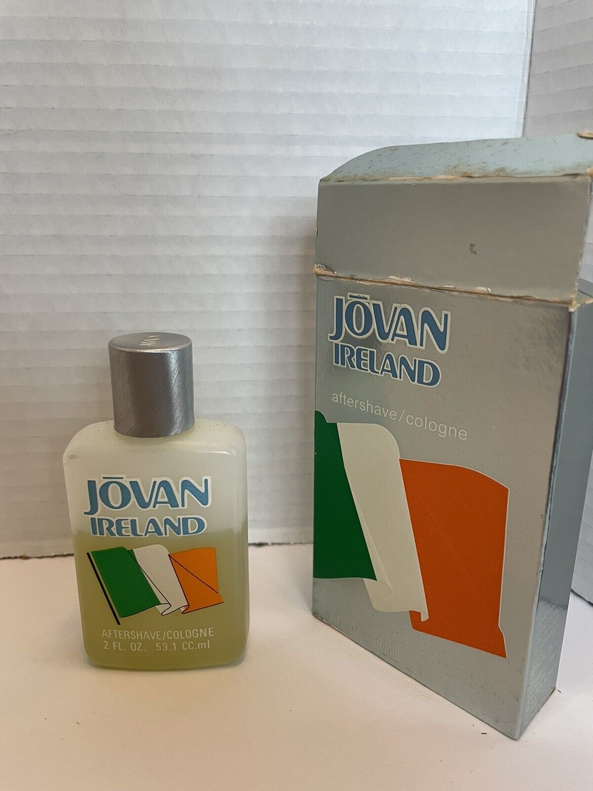 Vintage Jovan IRELAND Aftershave Cologne 2oz Half Full Super Rare 