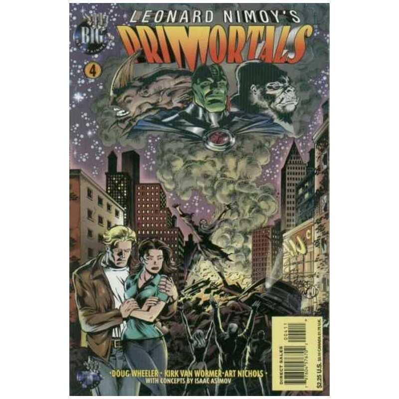 Leonard Nimoy\'s Primortals #4  - 1996 series Tekno comics VF+ [c
