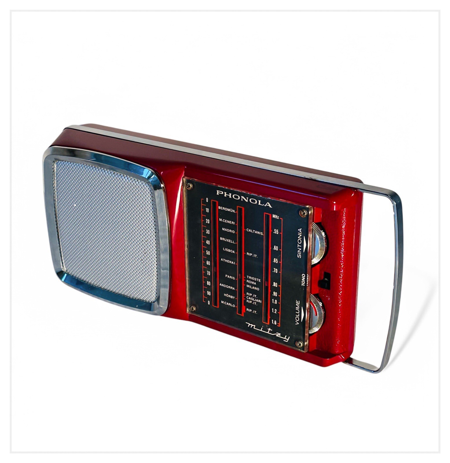Portable Radio OM Vintage PHONOLA Mod. Mitzy RT7189 Italy 1968