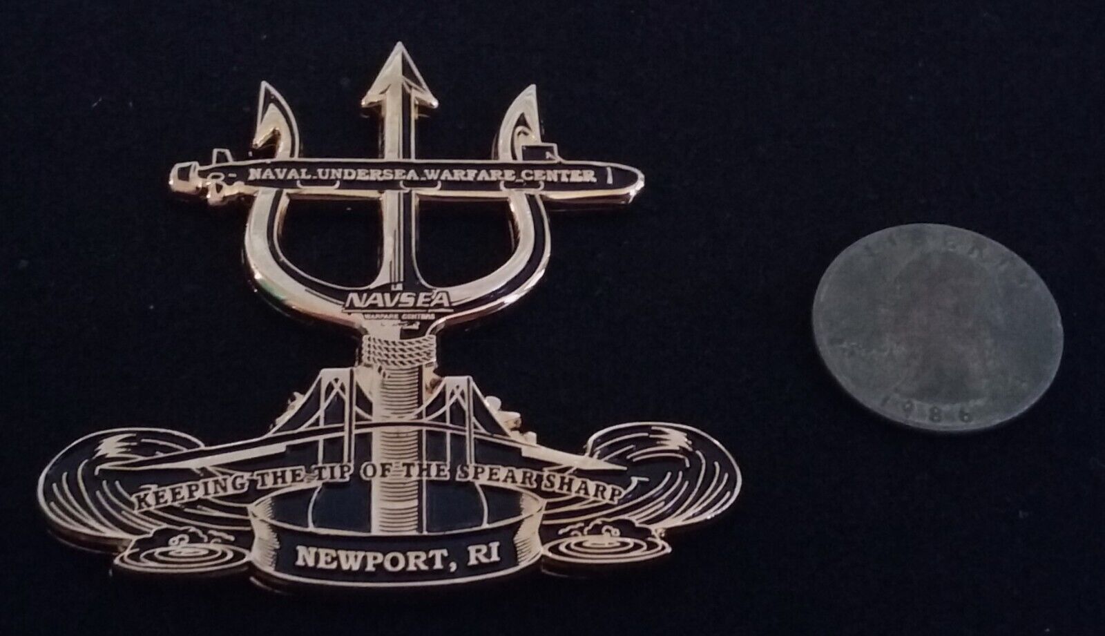 BAD@SS Naval Undersea Warfare Center Chief Petty Officer CPO Navy Challenge Coin