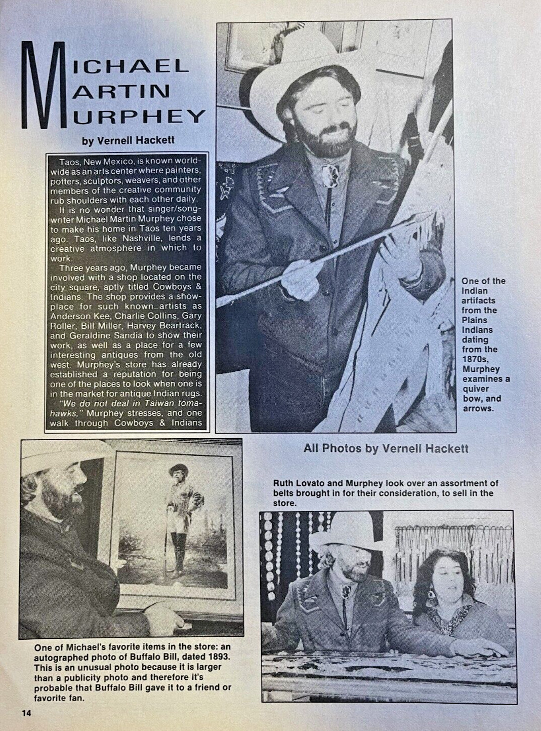 1988 Country Singer Michael Martin Murphey 1988 Country Singer Michael Martin Murphey