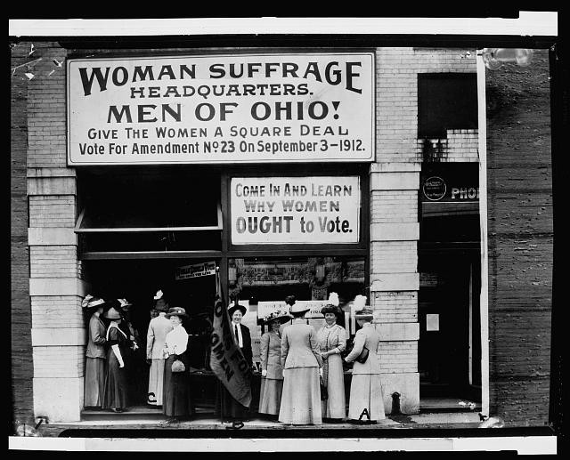 Cleveland Ohio 1912 Woman Suffrage Headquarters Belle Sherwin Florence Allen