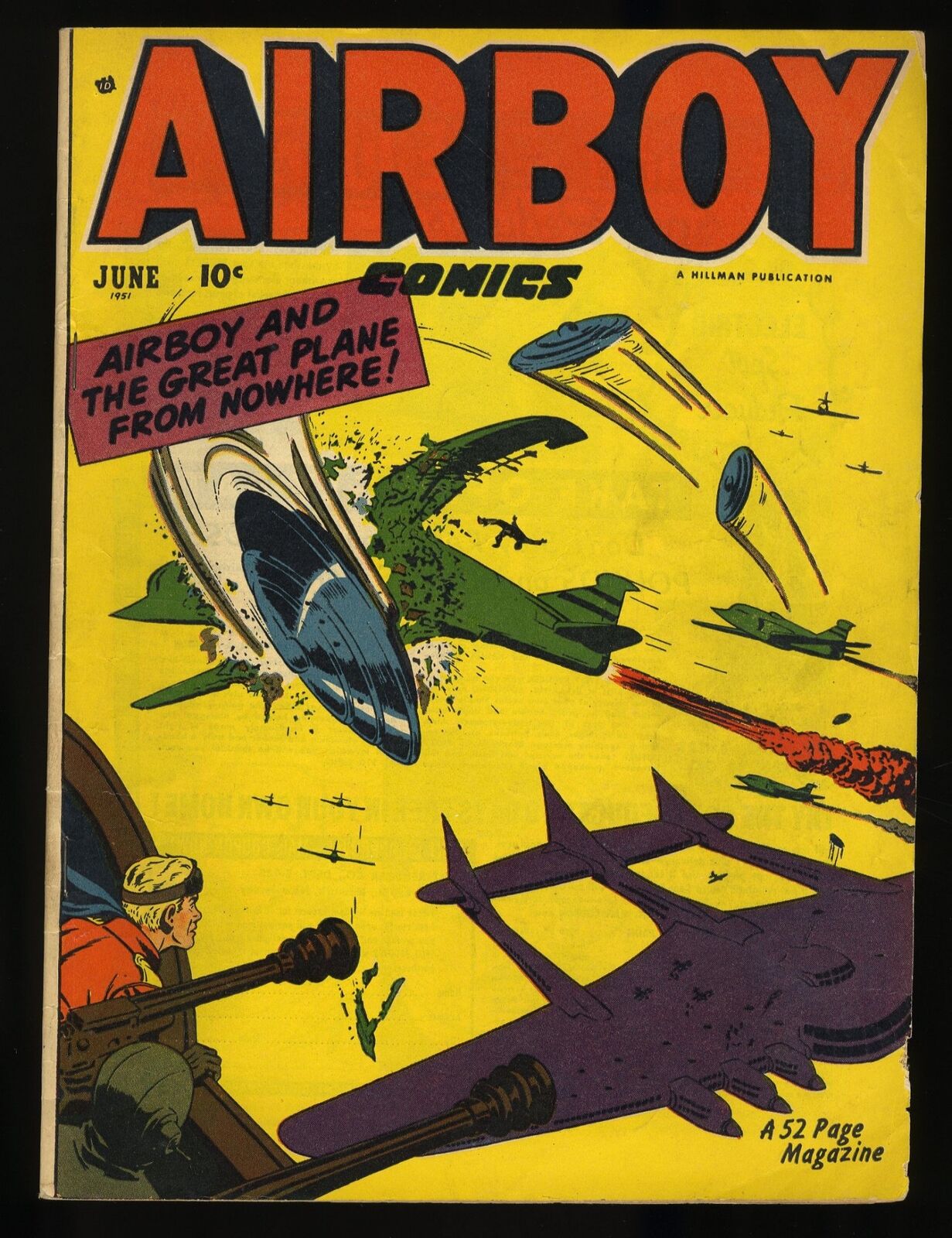 Airboy Comics (1945) v8 #5 FN- 5.5 The Great Plane from Nowhere Hillman 1951
