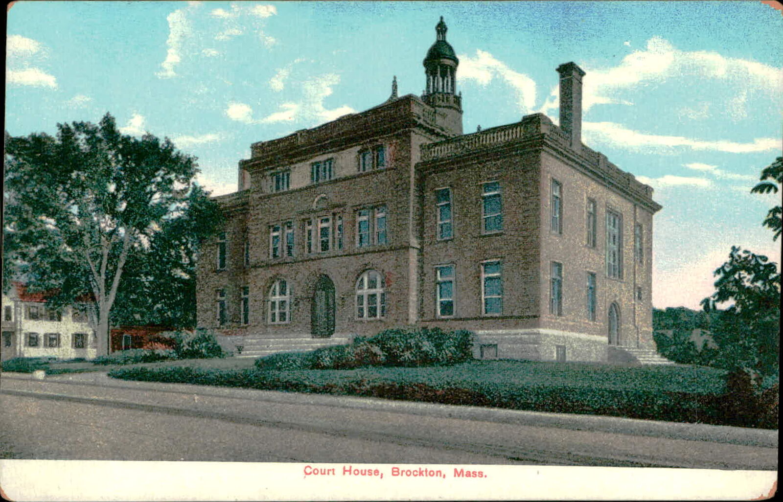 Postcard: Court House, Brockton, Mass.