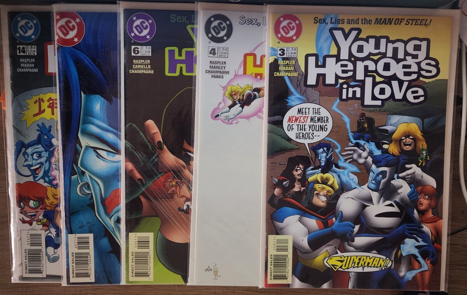 YOUNG HEROES IN LOVE 3 4 6 7 14 Dc