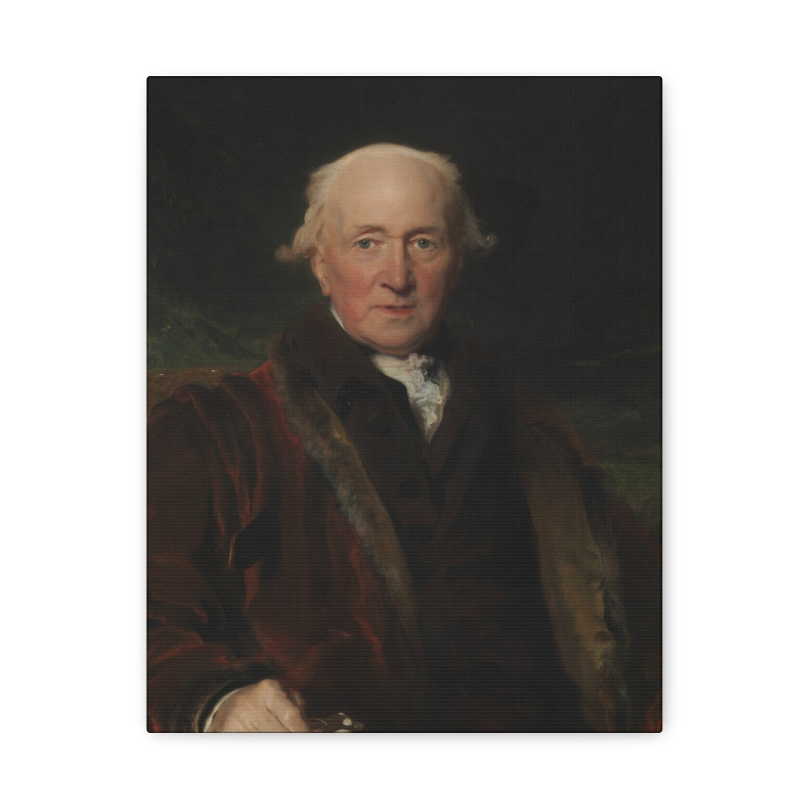 Sir Thomas Lawrence - John Julius Angerstein (1736–1823) - unk - Canvas Wall Art