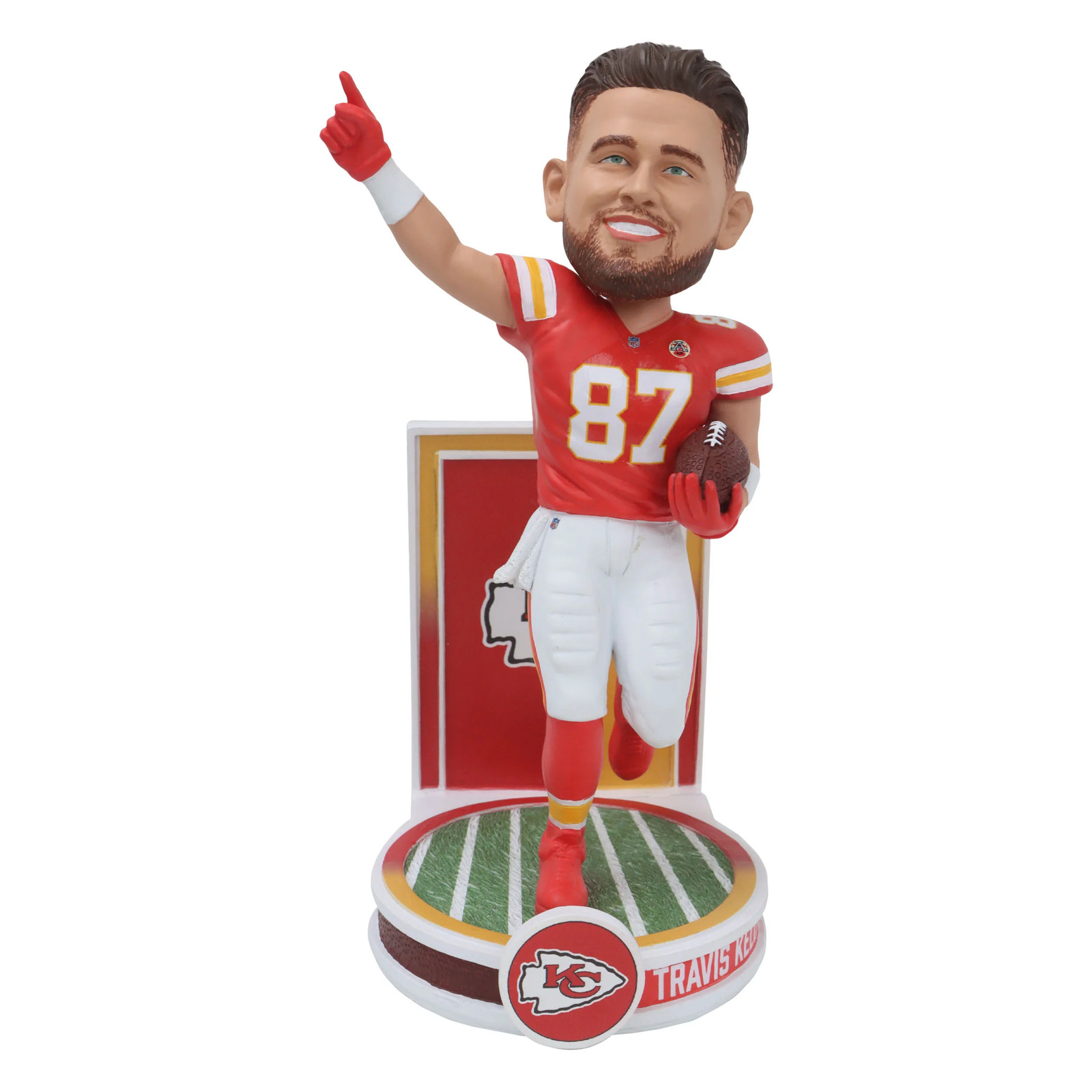Travis Kelce Kansas City Chiefs Banner Series Bobblehead NFL Football