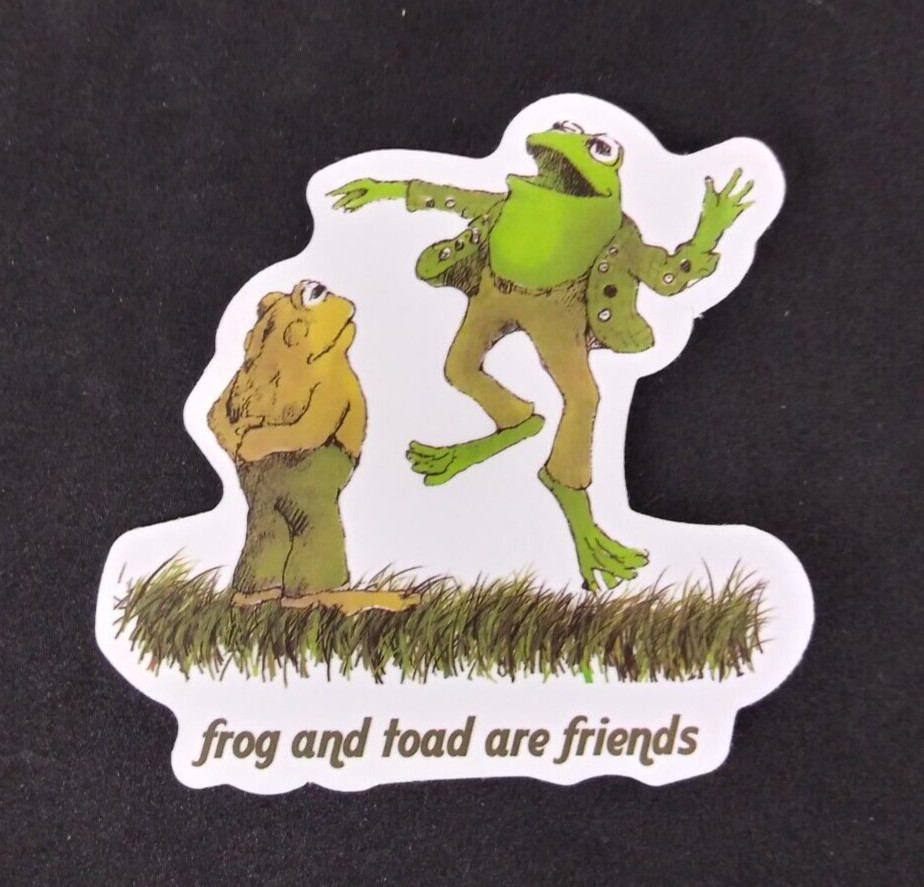 Lifelong Friends Frog & Toad Sticker 2.25