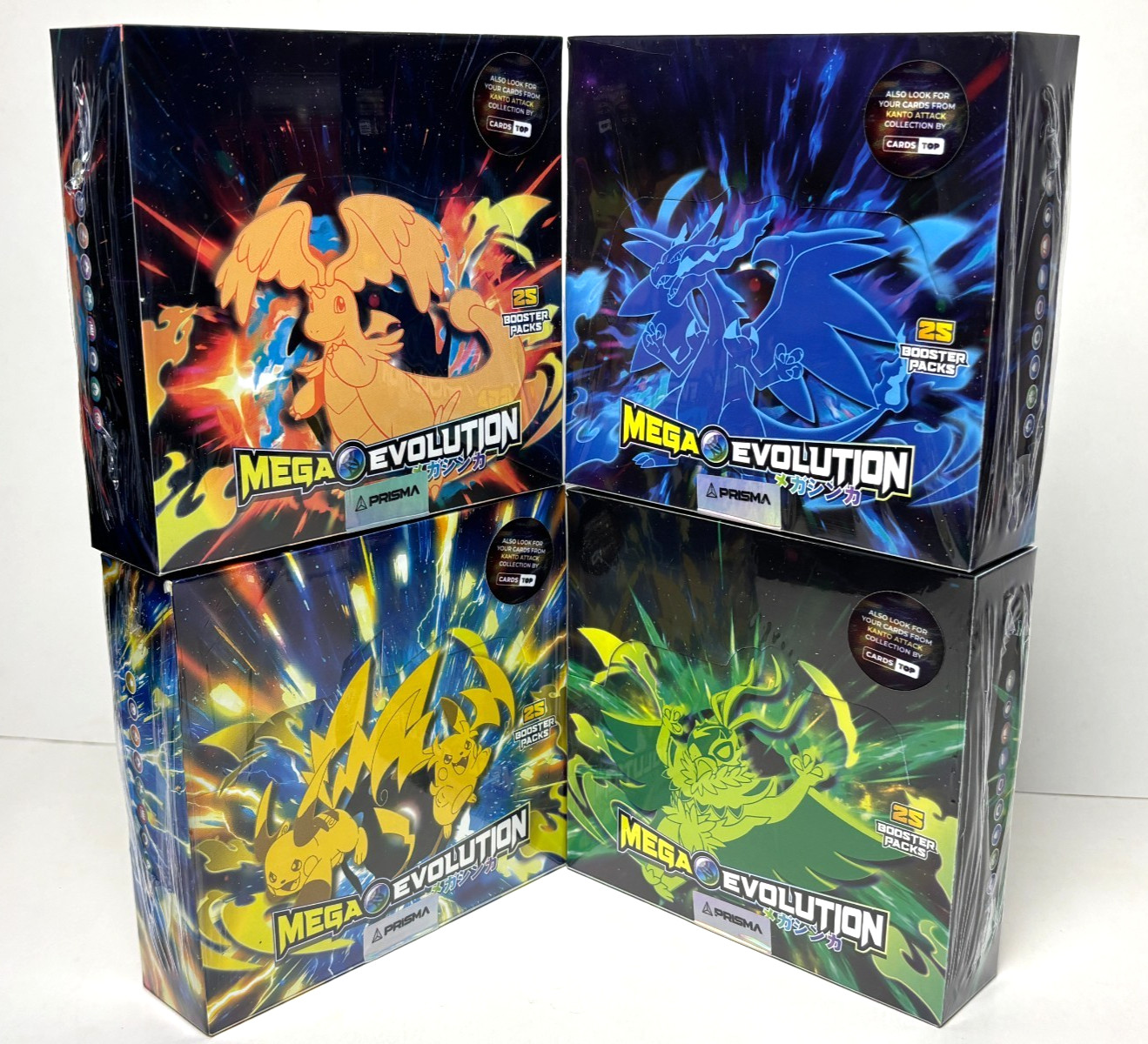 4 BOXES - 2026 POKEMON MEGA EVOLUTIONS Cards - 100 Sealed Packs 4 BOXES - 2026 POKEMON MEGA EVOLUTIONS Cards - 100 Sealed Packs
