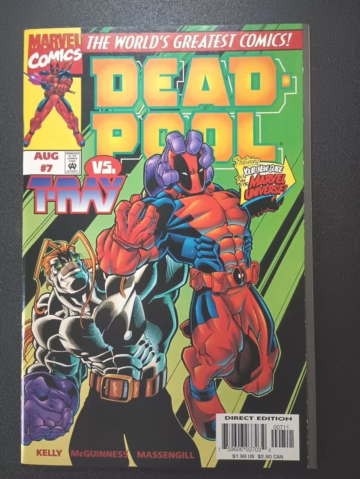 Deadpool #7 (1997) Marvel Comics Deadpool Vs T-Ray Near Mint Condition