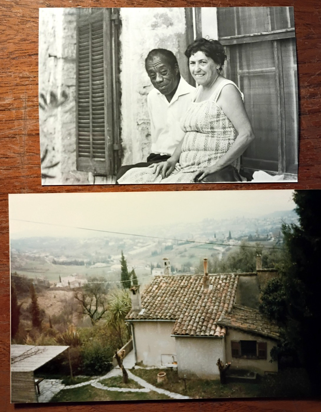 2 Unpublished James Baldwin Photos ~ Landlady Jeanne Faure & \ 2 Unpublished James Baldwin Photos ~ Landlady Jeanne Faure & \