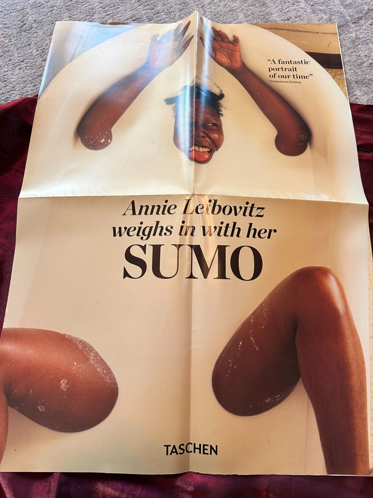 1984 Whoopi Goldberg Annie Liebovitz Annie\'s Big Book Poster Folded 20 x 27