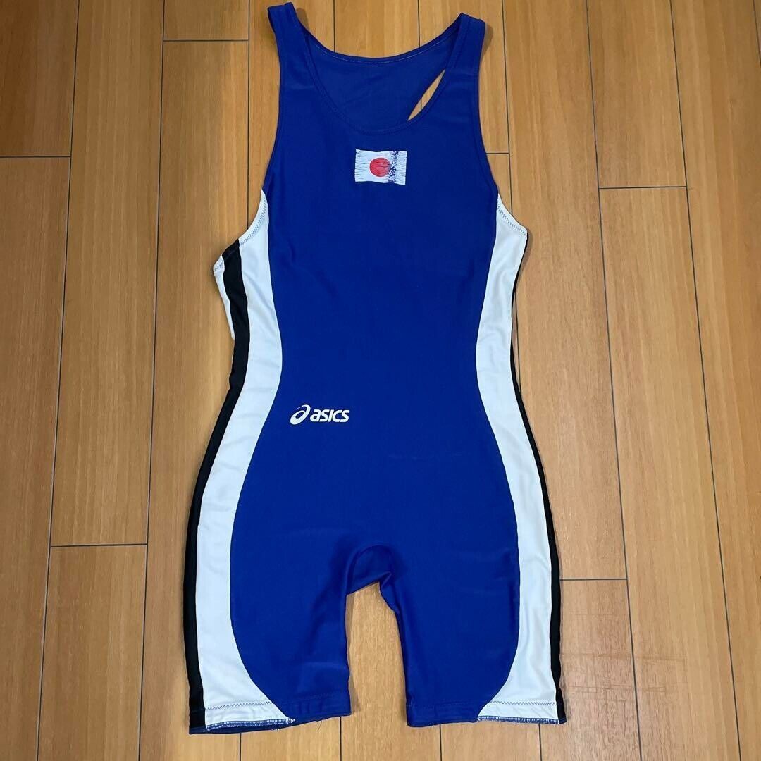 Japan Wrestling Singlet : Japanese National Team Uniform L size (JASPO standard)