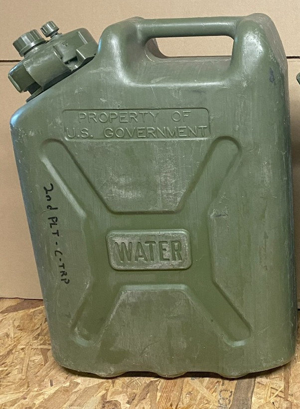 Military Water Can MWC 20L/5 Gallon Olive Drab LC Industries Very Good Condition