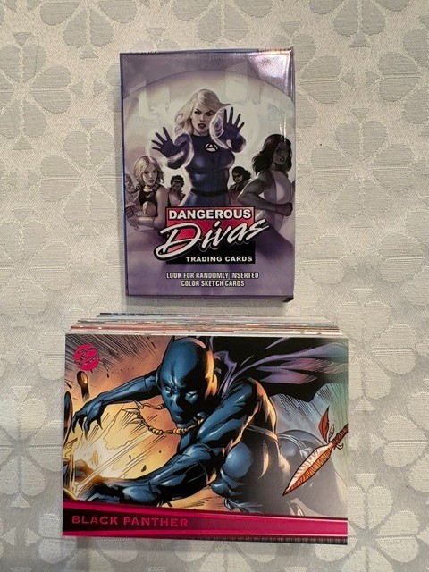 2011 RITTENHOUSE MARVEL DANGEROUS DIVAS Series 1 (1-72) COMPLETE Set + Wrapper