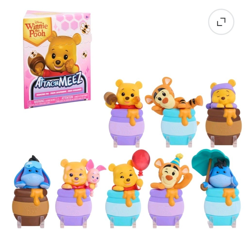 Disney Winnie the Pooh AttachMEEZ Blind Box Sealed NIB HTF