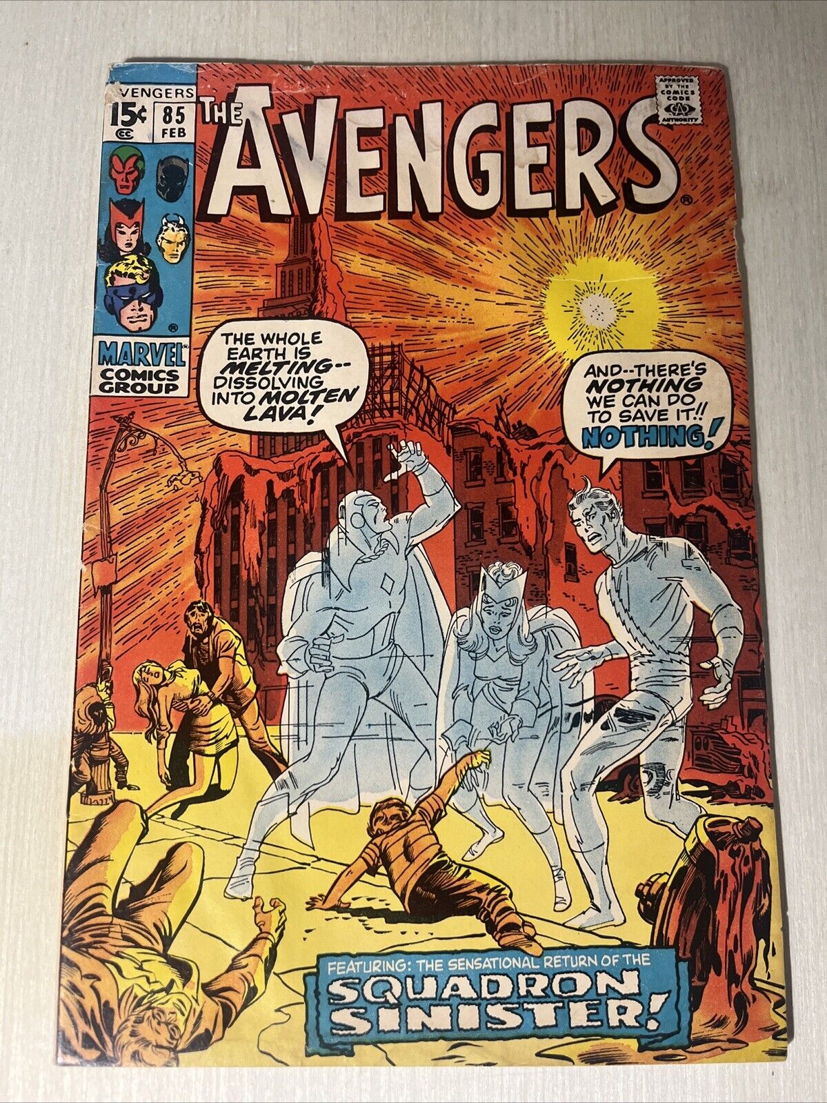 Avengers #85 (1970, Marvel) 1st App Squadron Supreme