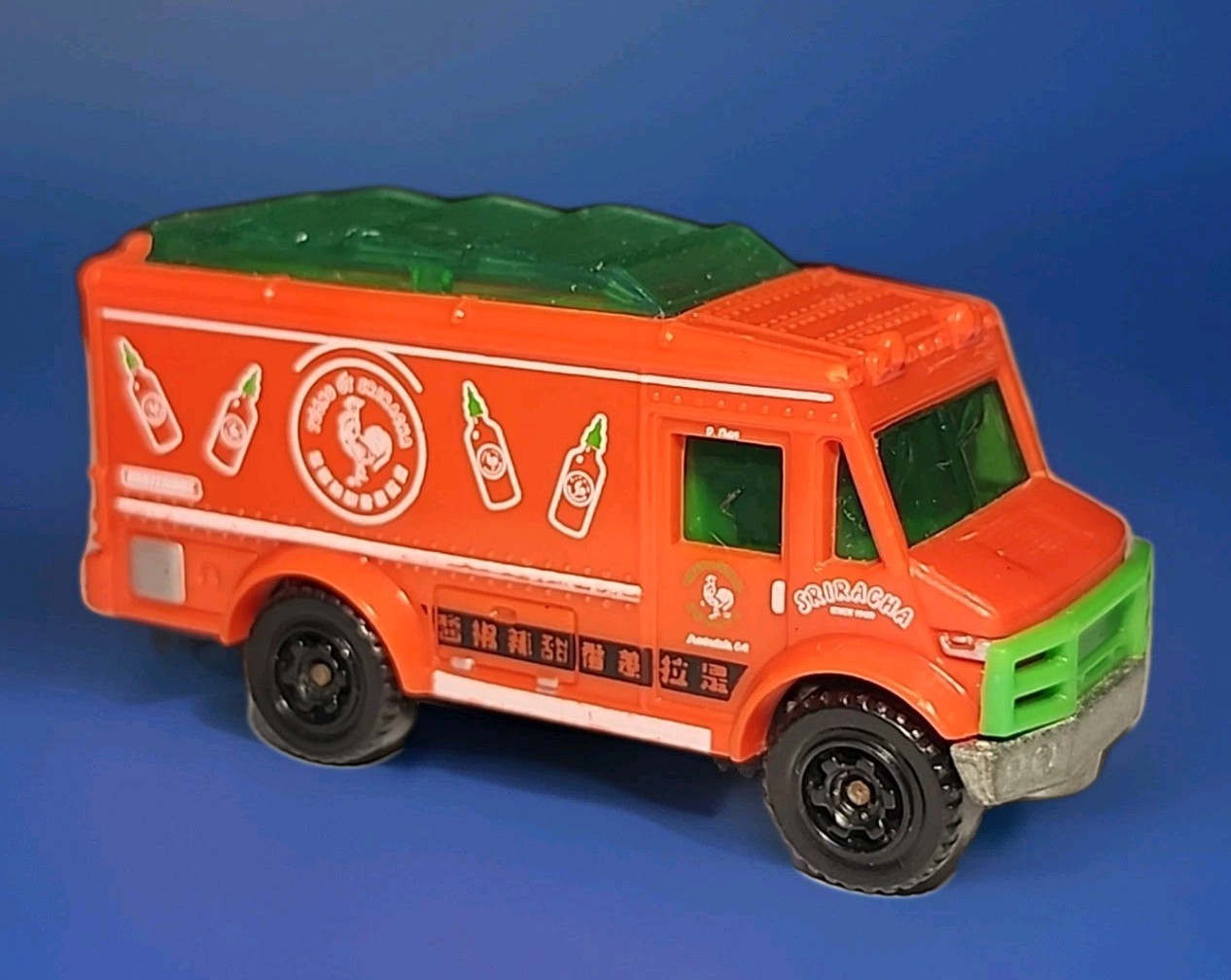 2014 MATCHBOX CHOW WAGON SRIRACHA RED 1:64 DIECAST 3