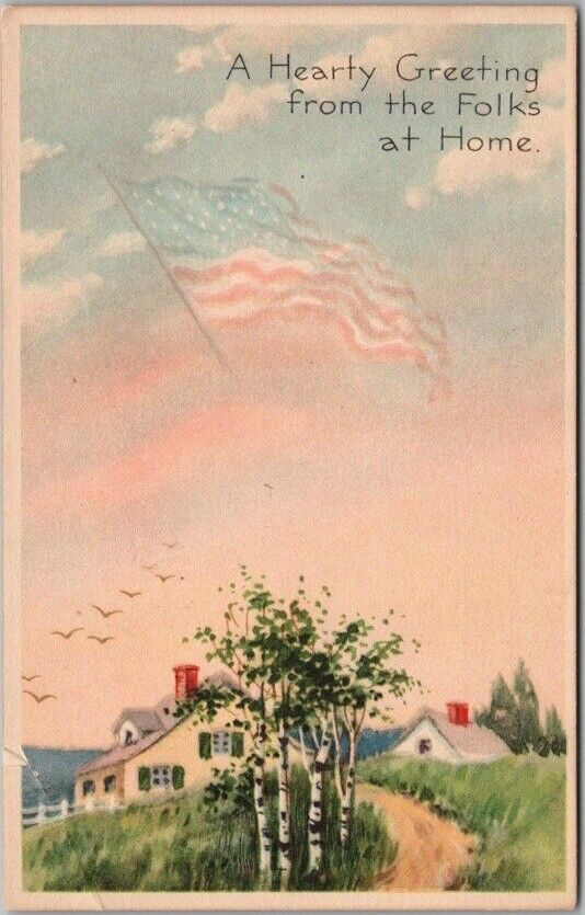 c1910s GIBSON Patriotic Postcard \
