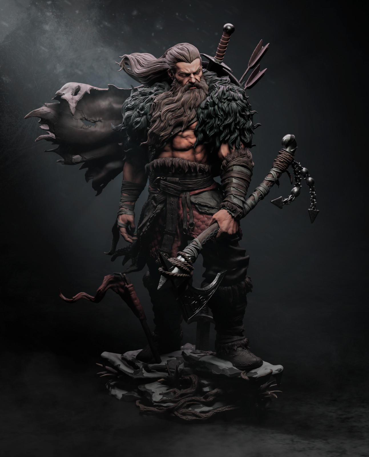 1:6 North Warrior UNPAINTED High Quality Garage Kit