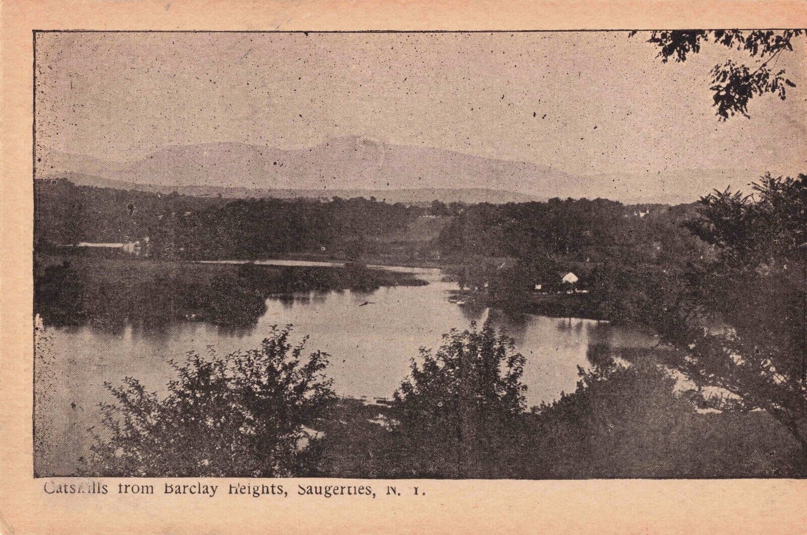 Catskills Barclay Heights Saugerties New York NY Sunday World c1905 Postcard