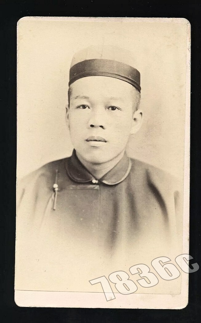 Rare Antique Photo Chinese Man LOS ANGELES California CDV 1800s China Worker Rare Antique Photo Chinese Man LOS ANGELES California CDV 1800s China Worker