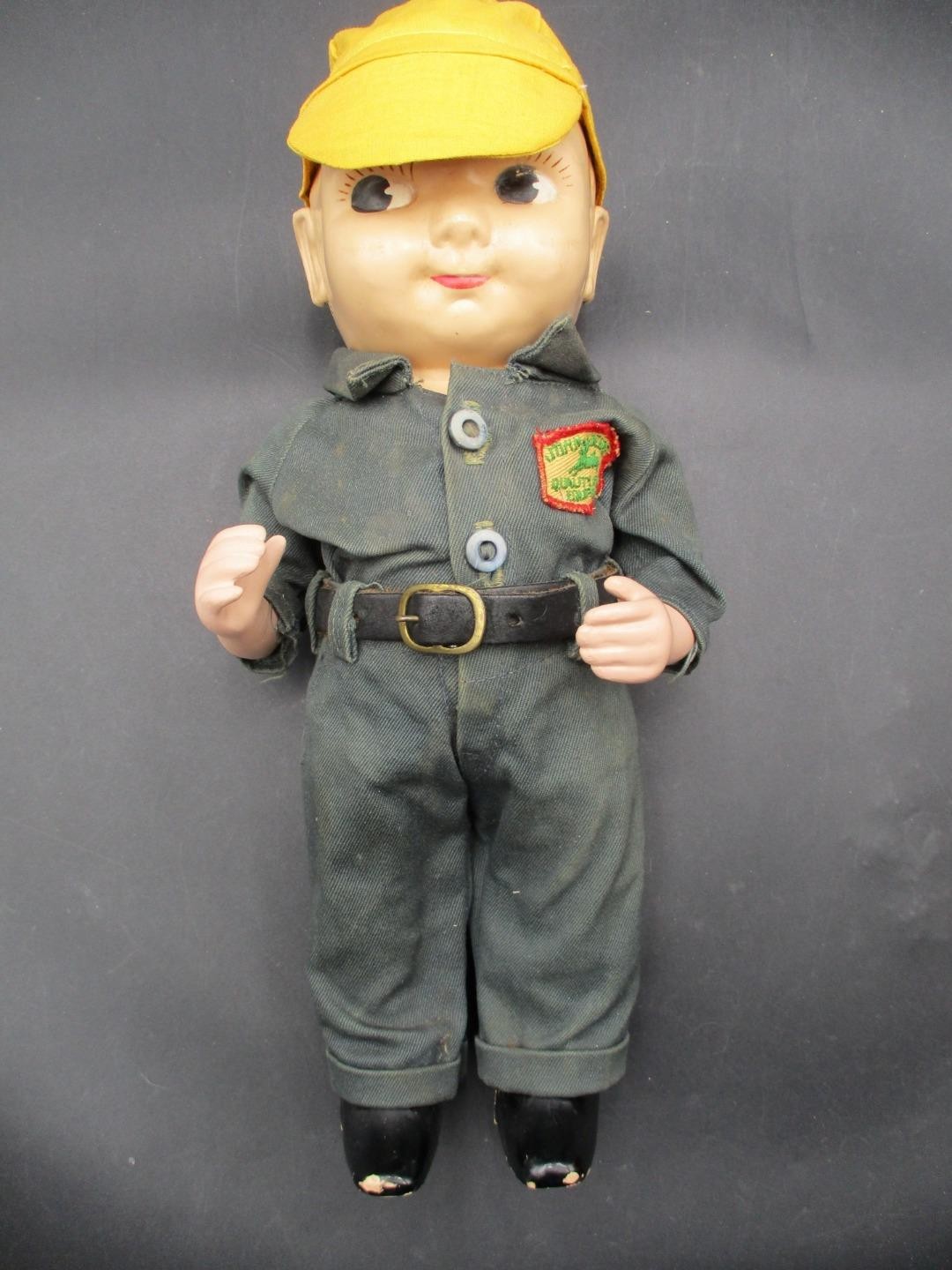 Original Vintage BUDDY LEE Jeans Toy Doll in JOHN DEERE Farm Tractor Uniform Original Vintage BUDDY LEE Jeans Toy Doll in JOHN DEERE Farm Tractor Uniform