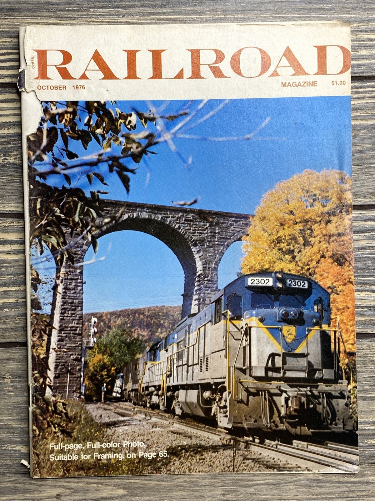 Vintage Magazine Railroad October 1976 Engine Stonebridge