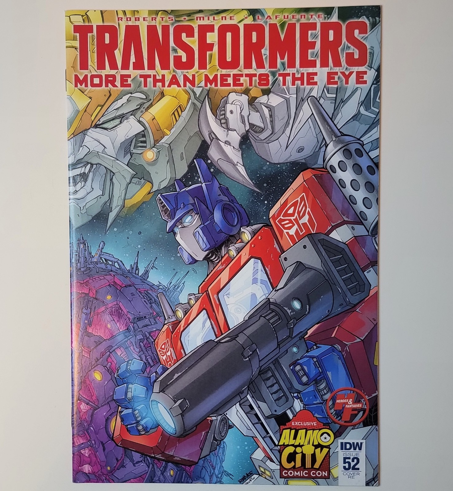Transformers More Than Meets The Eye Issue 52 - Retailer Exclusive RE Alamo City
