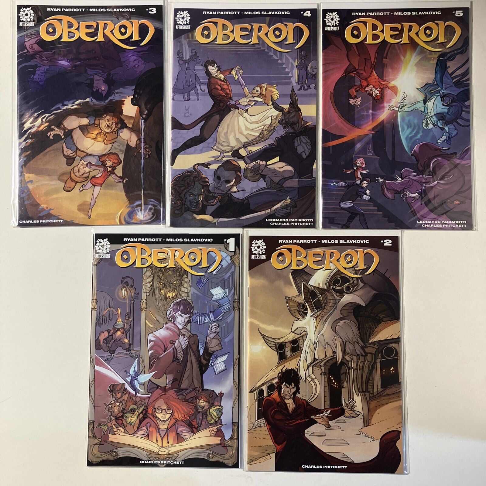 Oberon #1-5 1 2 3 4 5 All NM 2019 Aftershock Comics Low Print Run Compete Set